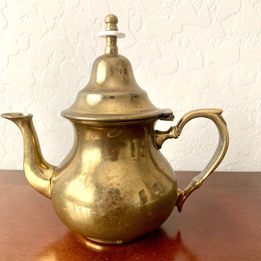 Vintage Moroccon Brass Tea Pot